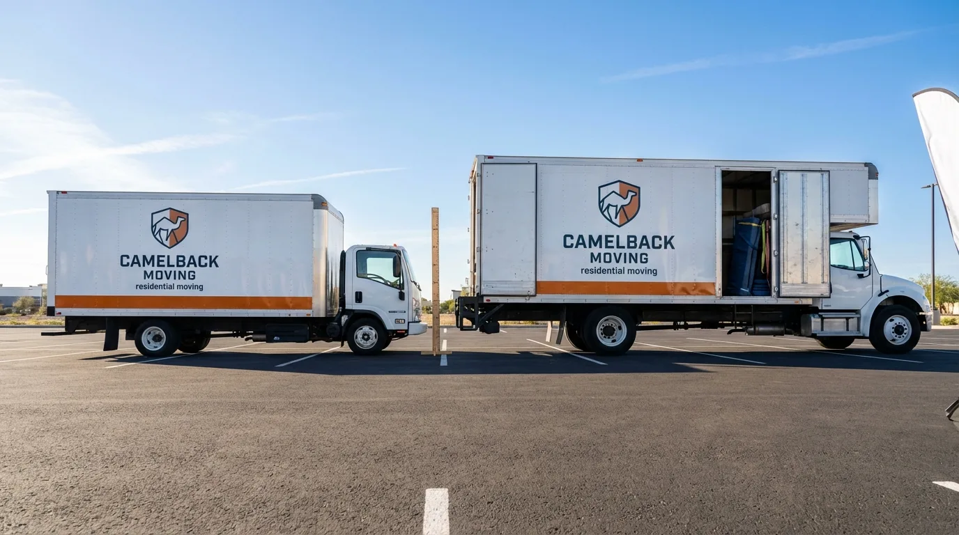 Moving truck size capacity guide in Milan